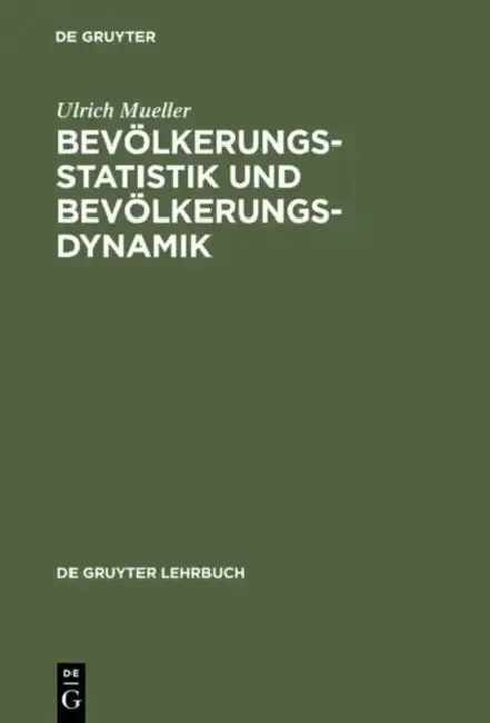 Cover of Bevölkerungsstatistik und Bevölkerungsdynamik