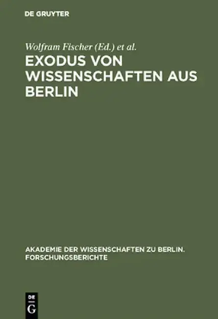 Cover of Exodus Von Wissenschaften Aus Berlin