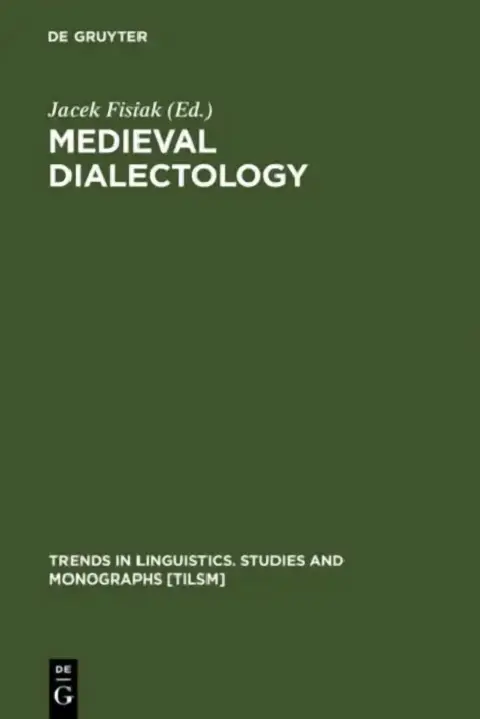 Cover of Medieval Dialectology