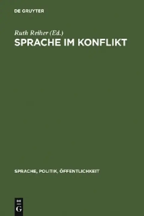 Cover of Sprache Im Konflikt