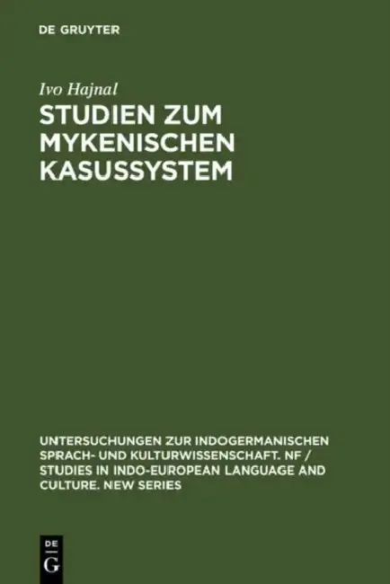Cover of Studien Zum Mykenischen Kasussystem