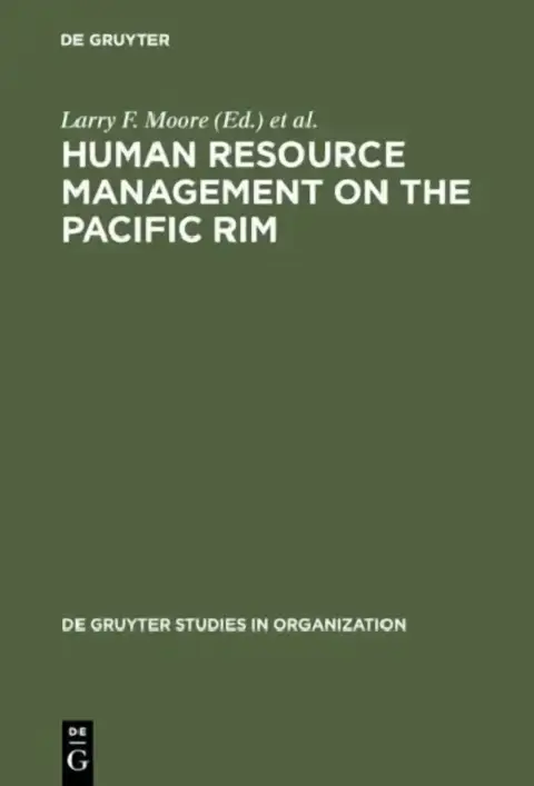 Cover of Human Resource Management on the Pacific Rim