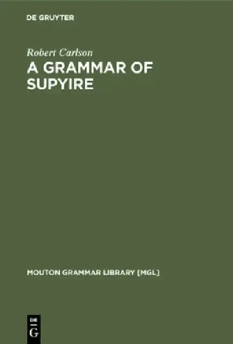 Cover of A Grammar of Supyire