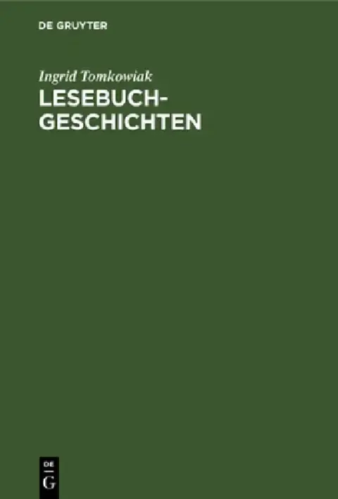 Cover of Lesebuchgeschichten