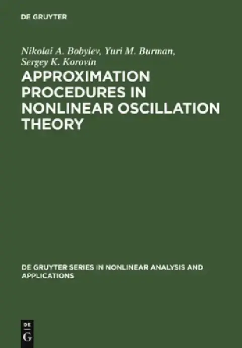 Cover of Approximation Procedures in Nonlinear Oscillation Theory