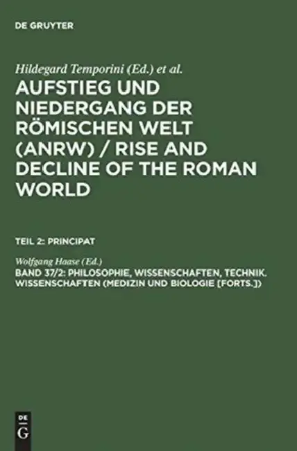 Cover of Philosophie, Wissenschaften, Technik. Wissenschaften (Medizin Und Biologie [Forts.])