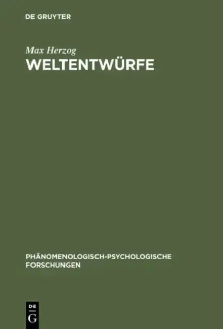 Cover of Weltentwürfe