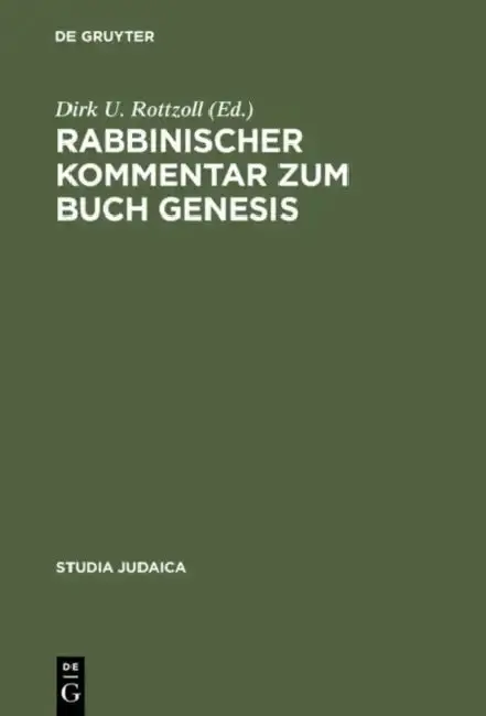 Cover of Rabbinischer Kommentar zum Buch Genesis