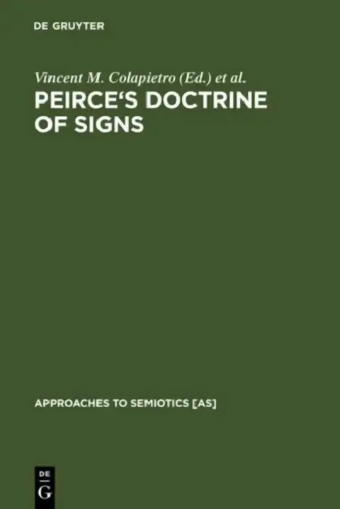 Cover of Peirce's Doctrine of Signs
