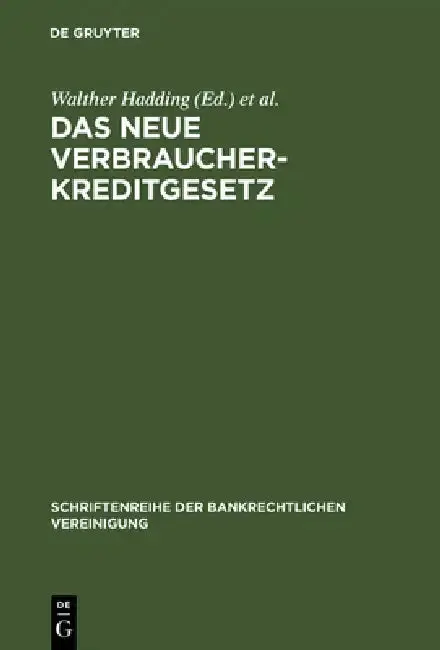 Cover of Das neue Verbraucherkreditgesetz