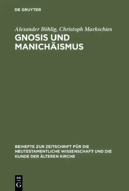 Cover of Gnosis und Manichäismus