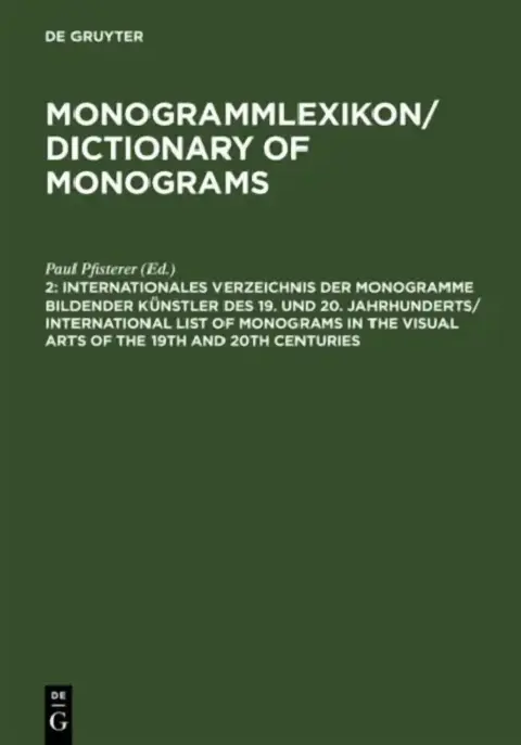 Cover of Dictionary of Monograms 2