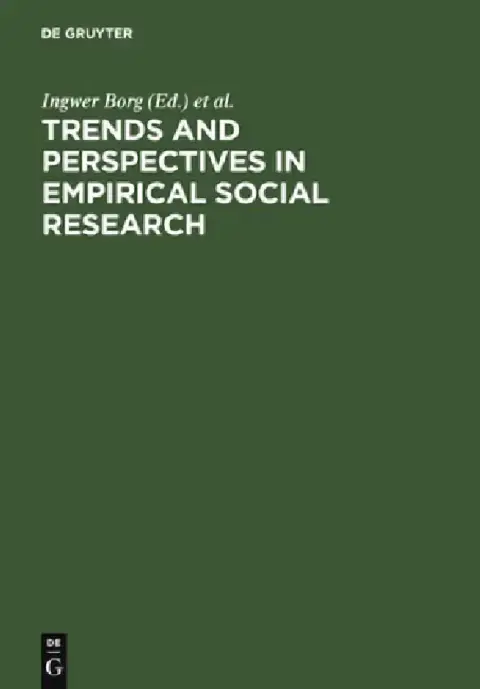 Cover of Trends and Perspectives in Empirical Social Research