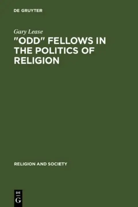 Cover of Odd Fellows in the Politics of Religion