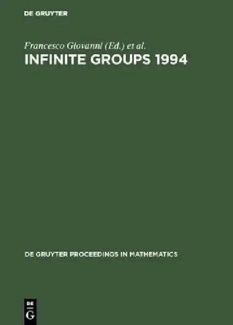 Cover of Infinite Groups 1994