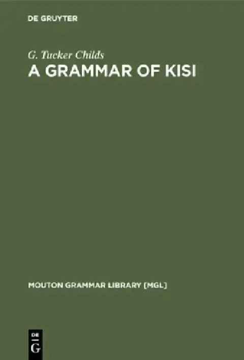 Cover of A Grammar of Kisi