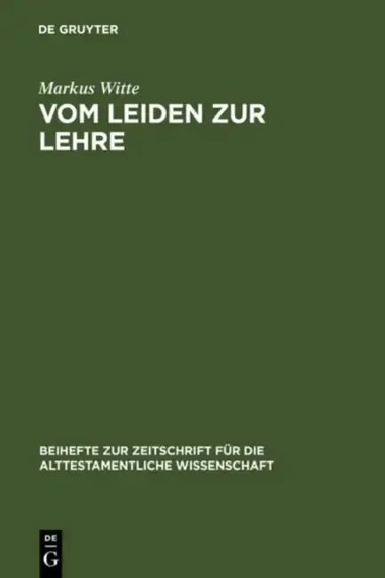 Cover of Vom Leiden zur Lehre