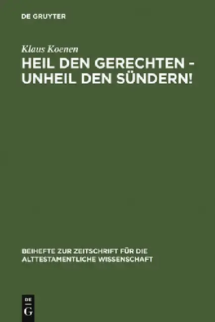 Cover of Heil den Gerechten - Unheil den Sündern!