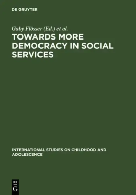 Cover of Towards More Democracy in Social Services