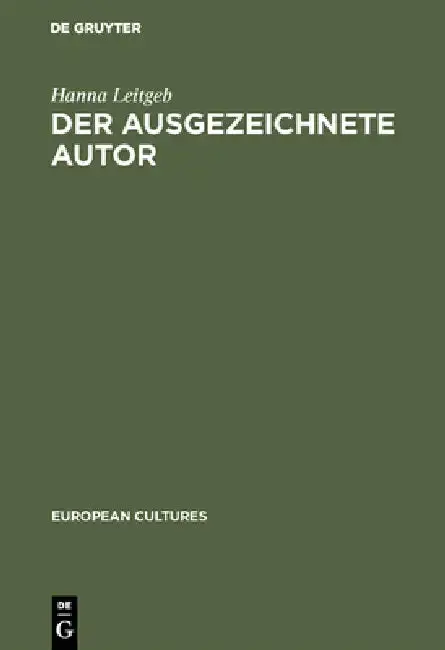 Cover of Der ausgezeichnete Autor