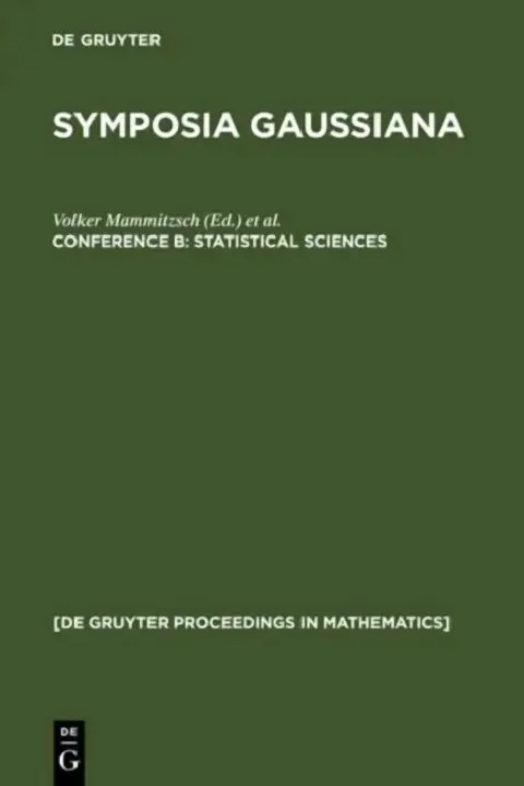 Cover of Statistical Sciences