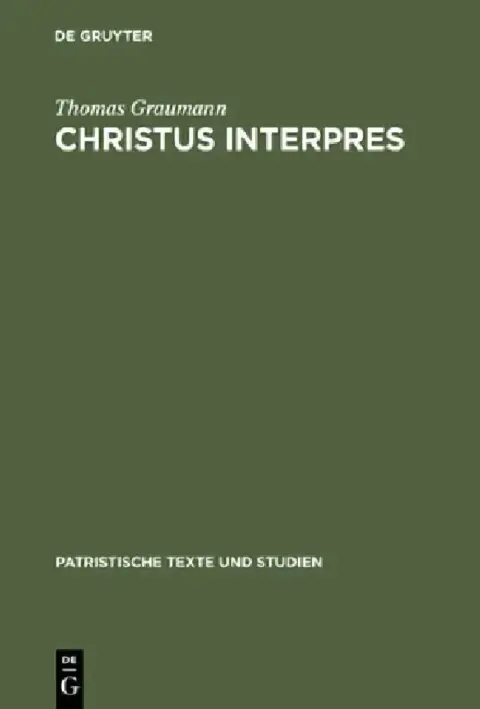 Cover of Christus Interpres