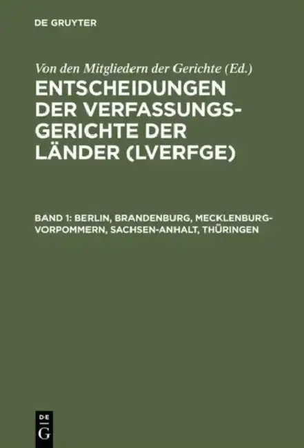 Cover of Berlin, Brandenburg, Mecklenburg-Vorpommern, Sachsen-Anhalt, Thringen