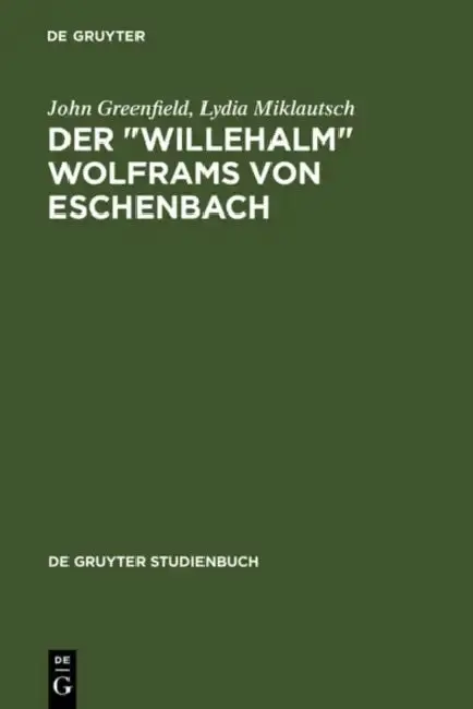 Cover of Der "Willehalm" Wolframs von Eschenbach