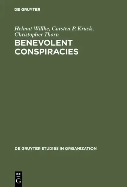 Cover of Benevolent Conspiracies