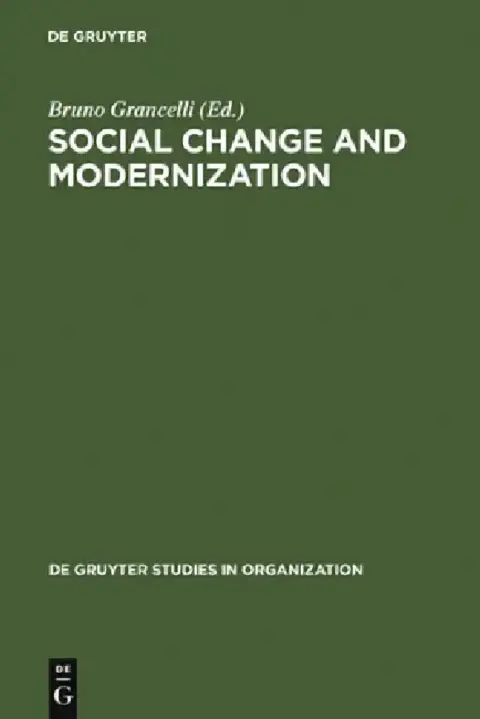 Cover of Social Change and Modernization