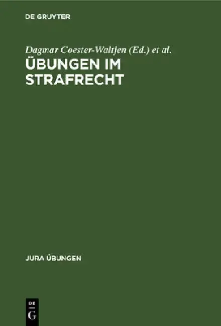 Cover of Übungen Im Strafrecht