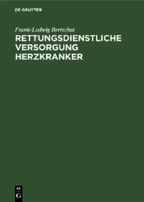 Cover of Rettungsdienstliche Versorgung Herzkranker