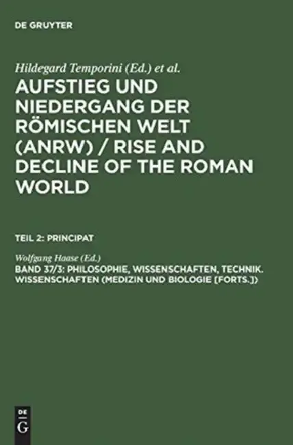 Cover of Philosophie, Wissenschaften, Technik. Wissenschaften (Medizin Und Biologie [Forts.])
