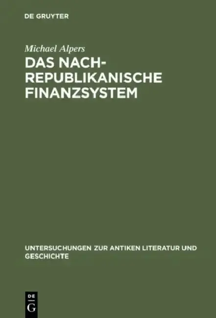 Cover of Das Nachrepublikanische Finanzsystem