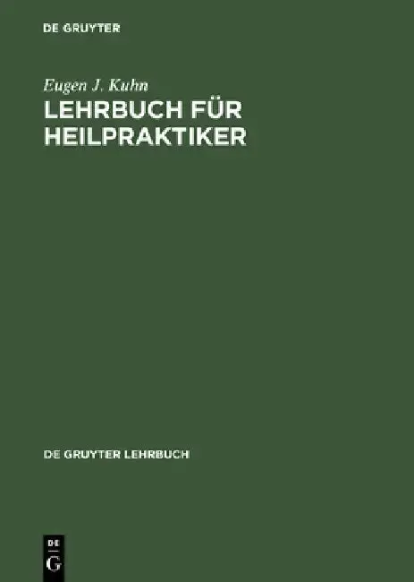 Cover of Lehrbuch Für Heilpraktiker