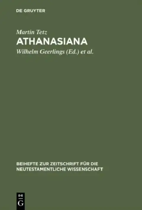 Cover of Athanasiana