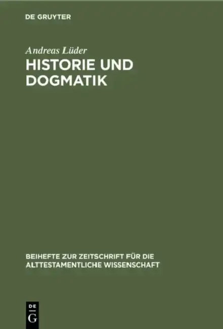 Cover of Historie Und Dogmatik