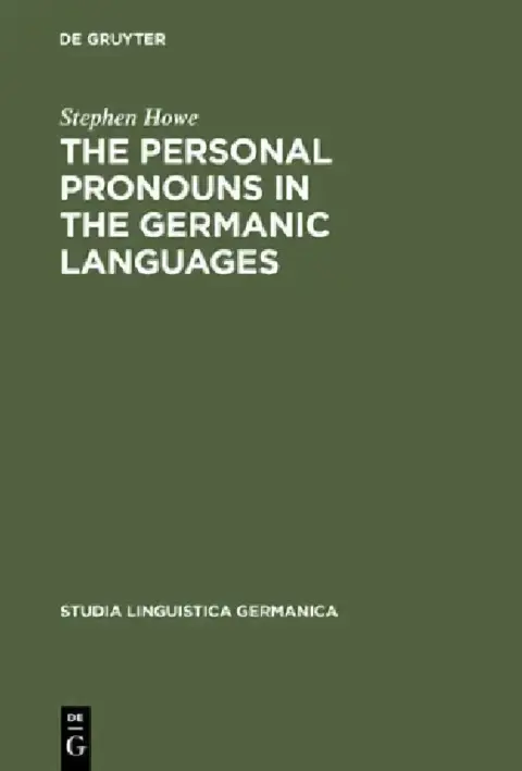 Cover of The Personal Pronouns in the Germanic Languages