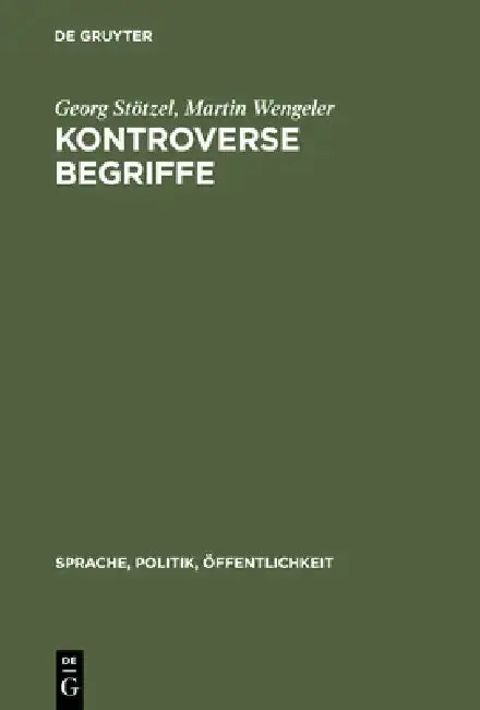 Cover of Kontroverse Begriffe