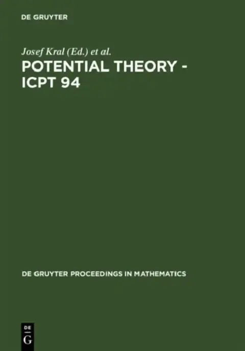 Cover of Potential Theory - Icpt 94