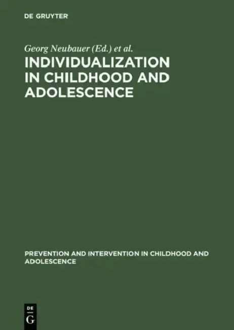 Cover of Individualization in Childhood and Adolescence