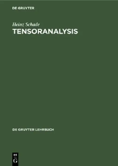Cover of Tensoranalysis