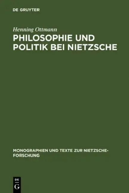 Cover of Philosophie und Politik bei Nietzsche