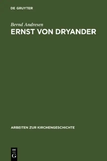 Cover of Ernst von Dryander