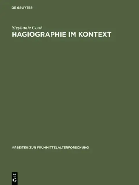 Cover of Hagiographie im Kontext