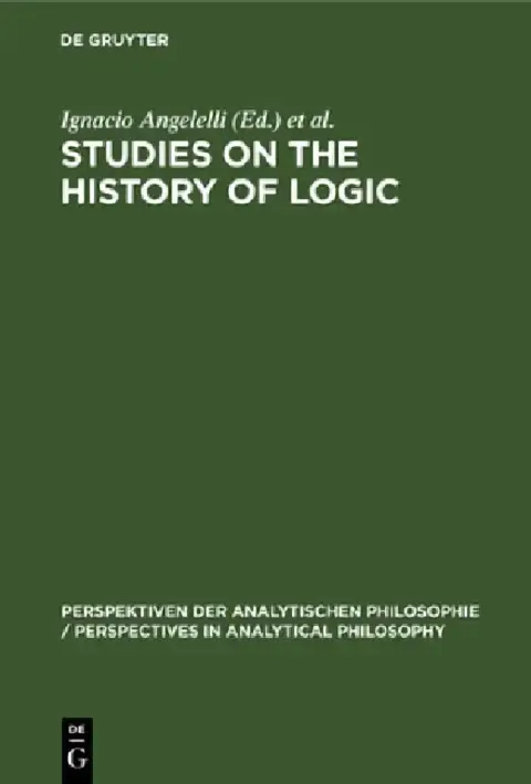 Cover of Studies on the History of Logic