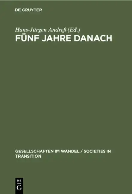 Cover of Fünf Jahre Danach