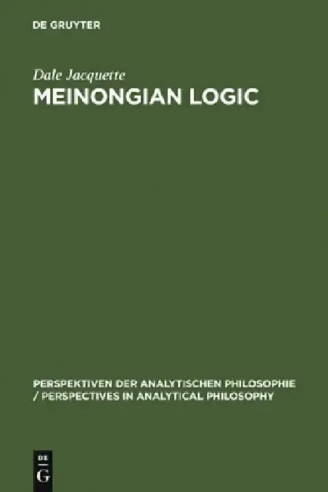 Cover of Meinongian Logic