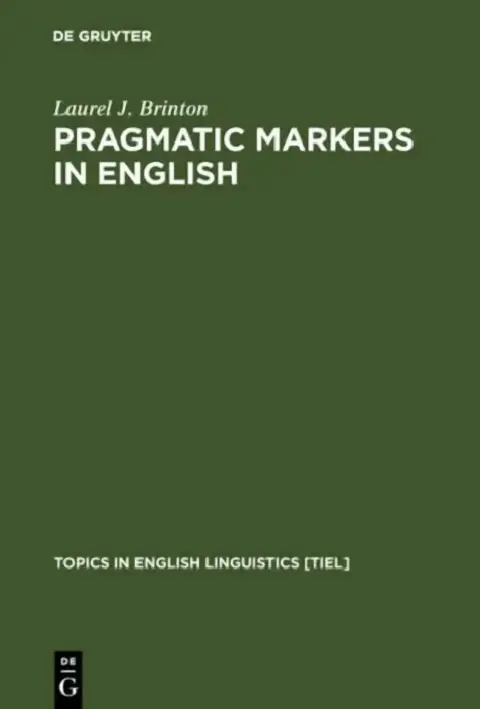 Cover of Pragmatic Markers in English