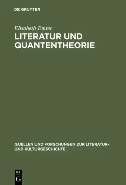 Cover of Literatur Und Quantentheorie
